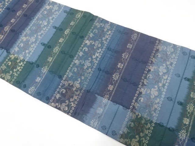 JAPANESE FUKURO OBI / WOVEN FLORAL SARASA